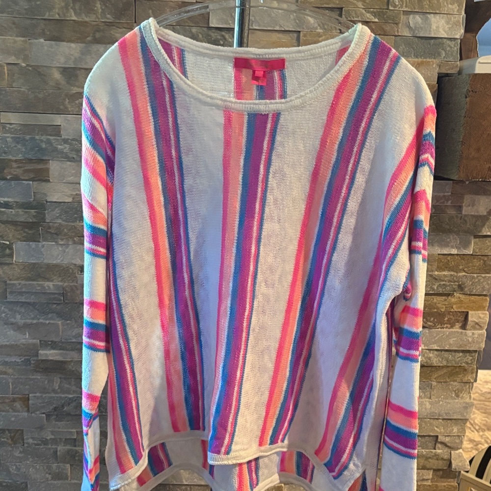 Lilly Pulitzer Vibrant Knit with Pink and Blue Accents